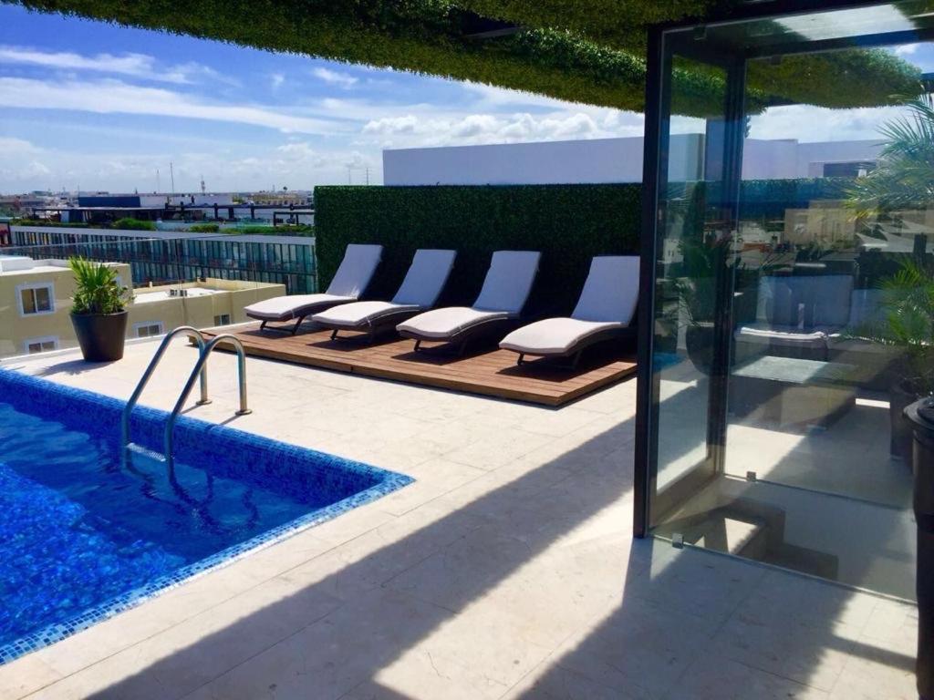 Luxury 5Th Avenue Menesse 32 Apartment Плая дел Кармен Екстериор снимка